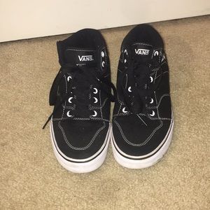 Black high top Vans